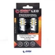 LED лампа 7KG26 STELLAR T20/W21W, 7443 CAN BUS Резистор Amber (желтый) светодиодная, в поворот (комплект - 2 шт.) - изображение 4