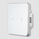 Вимикач Zigbee білий сенсорний Tuya smart (2 клавіші) - зображення 1