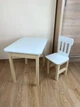 Столик з ящиком та стільчик дитячий Мася, білий 5510,4520 - изображение 2