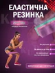 Набір фітнес резинок гумок 3 шт для спорту тренувань вдома з тканини та латексу - зображення 4