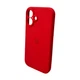 Защитный чехол-накладка Silicone Full Case AA Camera Protect для Apple iPhone 16 Berry Red (FullAAi16-43) - изображение 3