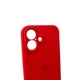 Защитный чехол-накладка Silicone Full Case AA Camera Protect для Apple iPhone 16 Berry Red (FullAAi16-43) - изображение 4