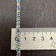Серебряный браслет с камнями цирконий арабский Бисмарк серебро 925 пробы. Размер 17-19.5 см Shiny2229-0 - изображение 3
