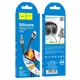 Аудіокабель HOCO UPA22 3.5mm to Type-C silicone digital audio conversion cable 1м Black (6931474769497) - зображення 3