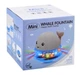 Детская игрушка фонтан в ванную для купания детей Кит Whale Fountain Happy Bath Game с подсветкой на подставке - изображение 2