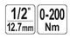 Ключ динамометрический VOREL 1/2" 0-200 NM 57450 - изображение 6