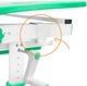 Комплект Evo-kids BD-08 Z стіл + стілець Білий/зелений - зображення 3