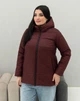 Женская демисезонная куртка с капюшоном MODA 0009 54 Бордовый (M -0009 /2 D ) - изображение 1