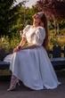 Белое платье миди Annita S белый 43312312 - изображение 10