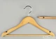 Набор 5 шт детские плечики Wooden Hanger 35 см деревянные светлые - изображение 2