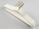 Набор 10 шт плечики вешалки Hanger BPB45 45 см молочного цвета бархатные флокированные - изображение 1