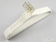 Набор 10 шт плечики вешалки Hanger BPB45 45 см молочного цвета бархатные флокированные - изображение 4