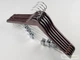 Набор 5 шт плечики вешалки Hanger CR435 44 см деревянные костюмные коричневого цвета - изображение 1