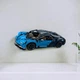 Настенное 3D Крепление для фирменного конструктора Technic Bugatti Chiron (42083) Техник Бугатти Широн - Формула 1 - Черное - изображение 1