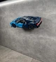 Настенное 3D Крепление для фирменного конструктора Technic Bugatti Chiron (42083) Техник Бугатти Широн - Формула 1 - Черное - изображение 4