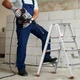 Стремянка алюминиевая Intertool 0.87 м лестница двухсторонняя 4 ступени нескользящие ножки (000065745) - изображение 11