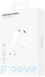 Сетевое зарядное устройство Proove Silicone Power 45W Type-C + USB White (491850003) - изображение 6