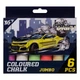 Мел цветной Yes Street Drift 6 шт JUMBO - изображение 1