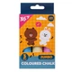Мел цветной Yes Line Friends 3 шт JUMBO - изображение 1