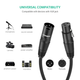 Аудіокабель для мікрофона Ugreen AV130 XLR (тато) - XLR (мама) 2м Black (20710) - зображення 2