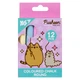 Мел цветной Yes Pusheen 12 шт круглый - изображение 1