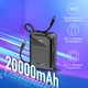 Універсальна мобільна батарея Promate PowerPod-20 20000mAh 35W Black - зображення 2