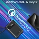 Універсальна мобільна батарея Promate PowerPod-20 20000mAh 35W Black - зображення 5