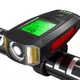 Велофара с компьютером и сигналом AS0808-XPG+2LED(yellow)+2COB(red), выносная кнопка, Waterproof, аккумулятор, ЗУ microUSB - изображение 3