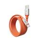 Кабель для заряджання та обміну даними USB YOKI YK-UL61 ULTRA Series USB/Type C 60W (3A/20V) 1.2m Помаранчевий - зображення 5