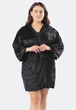 Халат Кристи Батал Ghazel 17111-80/88 Черный 60 - изображение 1