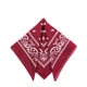 Платок женский с узором DIANA 932-129 LuckyLOOK 50x50 Бордовый Белый - изображение 3