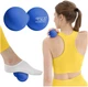 Масажний м'яч подвійний 4FIZJO Lacrosse Double Ball 6.5 x 13.5 см Blue (P-5907739314321) - зображення 1