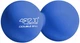 Масажний м'яч подвійний 4FIZJO Lacrosse Double Ball 6.5 x 13.5 см Blue (P-5907739314321) - зображення 6