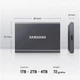 Накопичувач зовнішній SSD 2.5" USB 4.0TB Samsung T7 Titan Gray (MU-PC4T0T/WW) - зображення 3