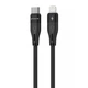 Кабель Proove Soft Silicone Type-C to Lightning 27W (1m) Black (CCSO27002101) - изображение 1