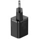 Сетевое зарядное устройство Baseus Super Silicone PD Charger 20W (1Type-C) + With Cable Type-C to Lightning Black (TZCCSUP-B01) - изображение 3