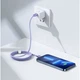 Кабель Baseus Crystal Shine Series Type-C to Lightning PD20W 1,2m Purple (CAJY000205) - изображение 5