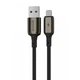 Кабель Proove Dense Metal Lightning 2,4A (1m) Black (CCDM20001101) - изображение 1
