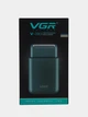 Аккумуляторная мужская мини электробритва VGR V-390 для бритья бороды и усов шейвер для идеальной гладкости Зеленый - изображение 7