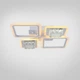 Люстра VALESO V K28917-2+2 WT с пультом светодиодная LED на кухню, для гостинной, для спальни - изображение 3