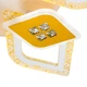 Люстра VALESO V K39939-5+5+1 WT+gold з пультом світлодіодна LED на кухню, для вітальні, для спальні - зображення 10