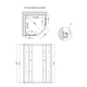 Душевая кабина Lidz Latwa SC90x90.SAT.MID.GR, стекло тонированное 4 мм без поддона - изображение 2