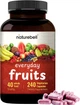 Добавка премиум-класса цельнопищевая фруктово-овощная смесь NatureBell Fruit and Veggies 480 капсул - изображение 2