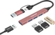 USB-хаб Canyon DS-02 4-в-1 USB-A/C Pink (CNS-TDS02P) - изображение 5
