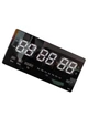 Настенные часы LED Digital Clock JH 4622 Белая подсветка 46х22х5 см White - изображение 3