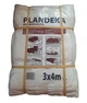 Тент Пландека Тарпаулін захисний (90g/m2) 3x4 Польща білий (Wimar) - зображення 2
