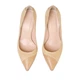 Туфли лодочки черные SITELLE Maggy 70мм бежевые замшевые с кожаными вставками 38 (25 см) - изображение 5