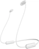 Бездротові навушники Sony WI-C200W / Bluetooth 5.0 / До 15 годин роботи від акумулятора / Білі Б/В - зображення 1