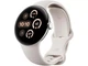 Смарт-годинник Google Pixel Watch 41mm / NFC / GPS / Wi-Fi / Bluetooth 5.0 / Влагозащита 5 ATM / Wear OS / Polished Silver / Porcelain Active Band Б/В - зображення 1