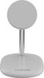 Ładowarka bezprzewodowa Canyon WCS-205 15 W Qi2 2-w-1 White (CNS-WCS205WW/A) - obraz 2